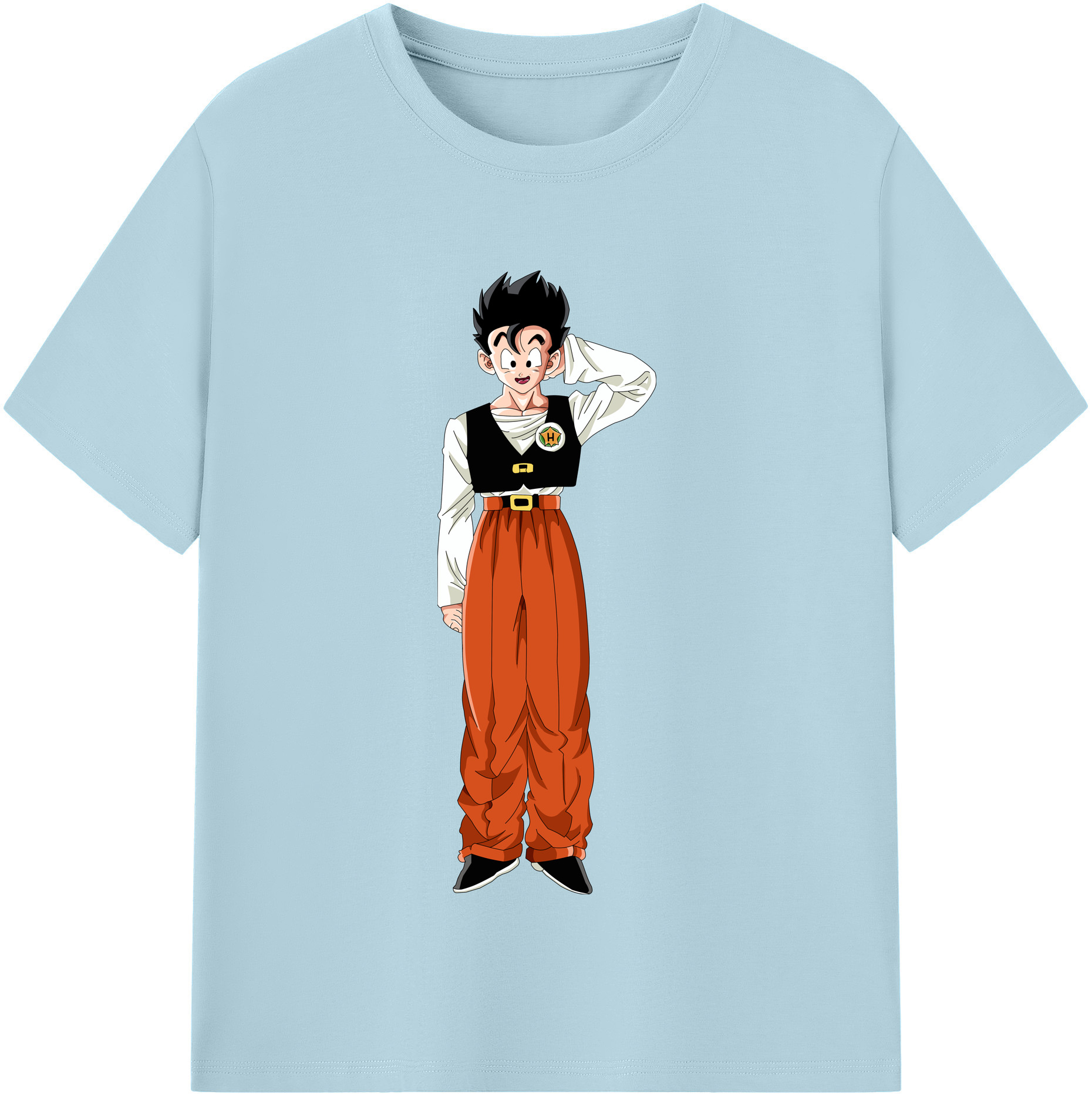 （画像用） ドラゴンボール 孫 悟飯（そんごはん）DRAGON BALL Son Gohan 綿100％半袖Tシャツ（フロントプリント）